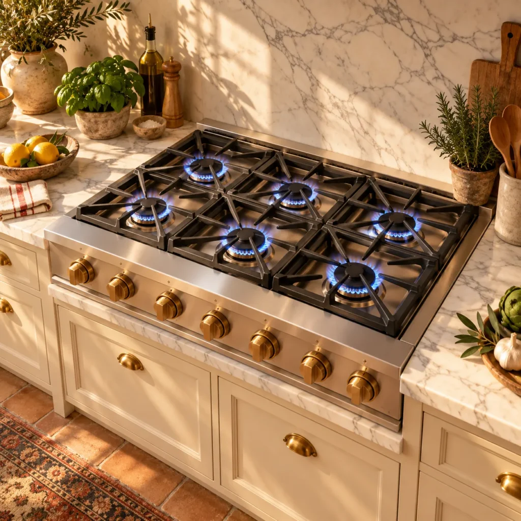 Bertazzoni rangetop repair in Houston